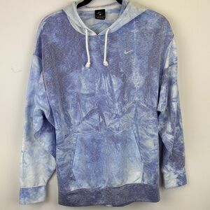 Nike Icon Clash Pullover Training Hoodie Tie Dye Blue/ Size small